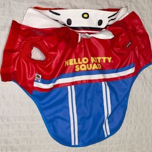 Brand new Hello Kitty doggie hooded rain jacket